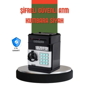 Şifreli Atm Kasa Görünümlü Para Biriktirme Kumbarası