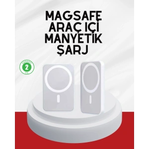 Şık Tasarımlı Magsafe Araç Telefon Tutucu Type-c Girişli