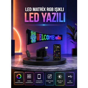 Şık Ve Fonksiyonel Rgb Led Panel Canlı Renk Yansımalı Işık Sistemi