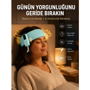 Sıkıştırmalı Baş Masaj Aleti Ev Tipi Konforlu Masaj Deneyimi Yeni Nesil