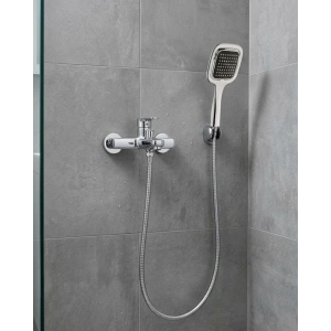 Siyah Duş Seti El Duşu Başlığı Spiral Hortum Dayanıklı Banyo Duş Aksesuarı