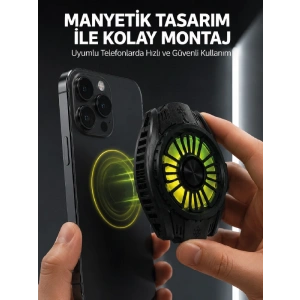 Soğutma Teknolojili Rgb Işıklı Telefon Soğutucu
