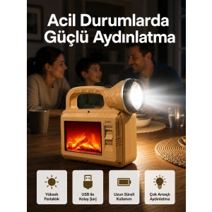 Solar Alev Lambası – Kamp, Bahçe Ve Dış Mekan İçin