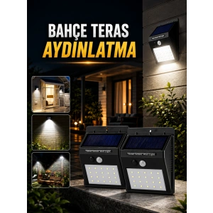 Solar Lamba Giriş, Bahçe Yol Avlu Hareket Sensörlü Led