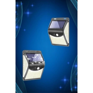 Solar Sensörlü Duvar Lambası Bahçe Lamba 20 Led Işık