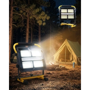 Solar Ve Usb Şarjlı Güçlü Led Çalışma Lambası Ayarlanabilir Açılı Kamp Feneri