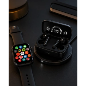 Spor Ve Günlük Kullanıma Uygun Akıllı Saat Ve Bluetooth Kulaklık Seti Yüksek Performans