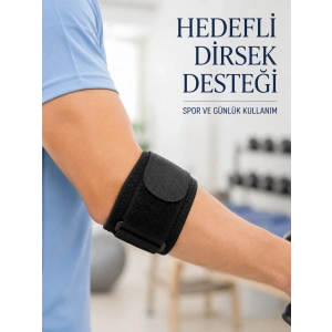 Sporcu Dirsek Bandı Tenisçi Golfçü Dirseği İçin Epikondilit Bandajı
