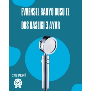 Su Tasarruflu Ve Kolay Kurulumlu El Duş Başlığı – Yüksek Performans
