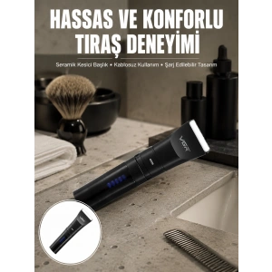 Suya Dayanıklı Tıraş Makinesi – Hassas Paslanmaz Çelik Ve Titanyum Bıçak Yeni Nesil