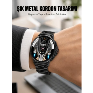 Sw80 Akıllı Saat 1.93″ Ultra Hd Ekran 700 Mah Batarya 3 Kordon Yeni Nesil