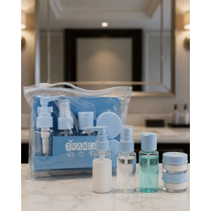 Taşınabilir 5 Parça Seyahat Kozmetik Seti 30 Ml Sızdırmaz