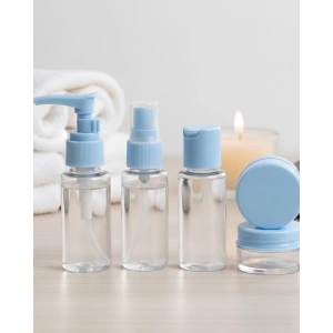 Taşınabilir 5 Parça Seyahat Kozmetik Seti 30 Ml Sızdırmaz