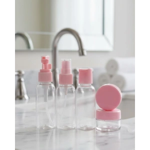 Taşınabilir 5’li Seyahat Kozmetik Şişe Seti 30 Ml Sızdırmaz