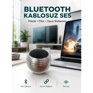 Taşınabilir Bluetooth Hoparlör Yüksek Ses Kaliteli Mini Tasarım Yeni Nesil