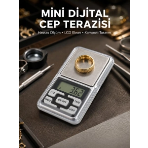 Taşınabilir Dijital Cep Terazisi 5 Ölçüm Birimli Yeni Nesil