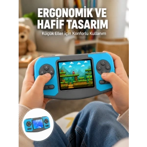 Taşınabilir El Oyun Konsolu Çocuk Gelişimine Uygun Oyun Cihazı