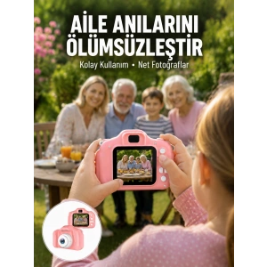 Taşınabilir Hd Dijital Kamera Video Kayıt Fotoğraf Çekim Usb Bağlantılı Şarjlı Yeni Nesil
