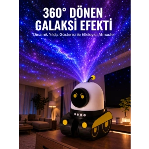 Taşınabilir Lityum Bataryalı Led Gece Lambası Ve Projektör Yeni Nesil