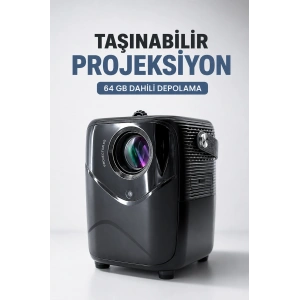 Taşınabilir Projeksiyon 64 Gb Dahili Depolama