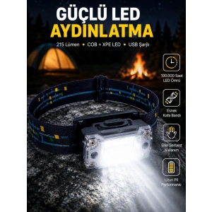 Taşınabilir Şarjlı Led Fener Xpe95lm Cob120lm Manyetik Gövde Yeni Nesil