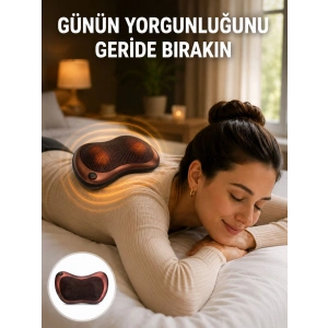 Taşınabilir Yoğurma Masaj Cihazı Boyun Bel Sırt Ayak Yeni Nesil