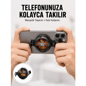 Telefon Soğutucu | Led Işık Efektli | Power Aparatlı | Sessiz Ve Taşınabilir Model Yeni Nesil