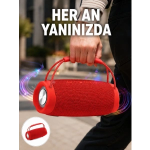 Tf Kart Ve Aux Destekli Ipx6 Suya Dayanıklı Bluetooth Hoparlör Yeni Nesil