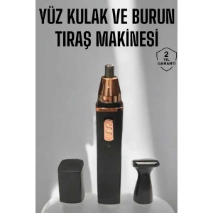 Tıraş Makinesi Kulak Burun Ve Yüz Temizleyici Şarjlı Mini