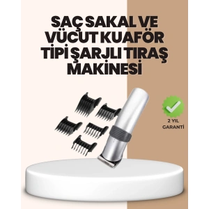 Tıraş Makinesi Temizlik Ve Yağlama Setiyle Birlikte