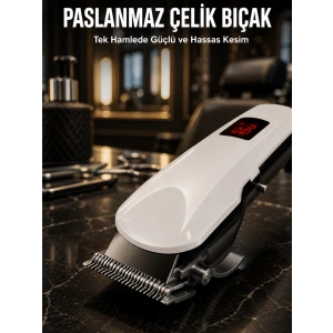 Tıraş Makinesi Uzun Ömürlü Batarya, Keskin Bıçaklar Ve Profesyonel Yeni Nesil
