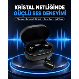 Titanyum Hoparlörlü Kablosuz Bluetooth Kulaklık Yeni Nesil