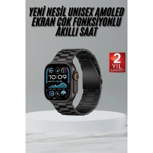 Ultra 3 Kordonlu Amoled Ekran Akıllı Saat Çok Fonksiyonlu Uyku Ve Sağlık Takibi