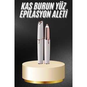Unısex Şarjlı Kaş Bıyık Alma Epilatörü Hassas Ciltlere Özel Acısız