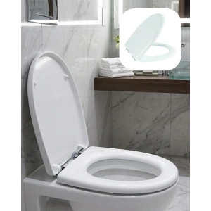 Universal Klozet Kapak Seti Kaydırmaz Alt Yüzey Kolay Temizlik Banyo Aksesuarı