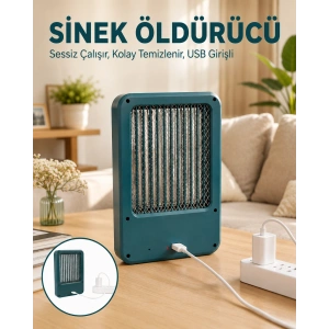 Usb Girişli Sessiz Çalışan Sinek Ve Böcek Öldürücü Cihaz