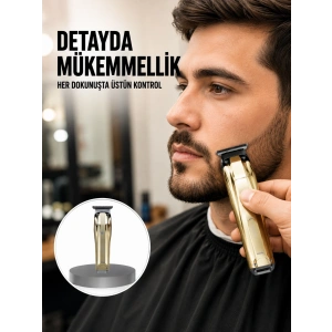 Usb Şarjlı Saç Sakal Kesme Makinesi Hassas Detay Kesim İçin Yeni Nesil