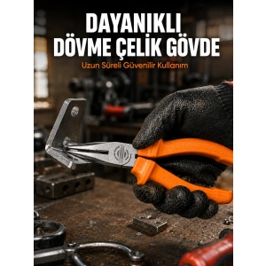 Uzun Çene Tasarımlı Dövme Çelik Kargaburun Hassas Kavrama Performansı
