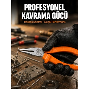 Uzun İnce Çeneli Profesyonel Kargaburun Dayanıklı Çelik El Aleti