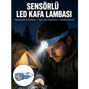 Uzun Pil Ömürlü Kamp Ve Dağcılık Kafa Lambası Yeni Nesil