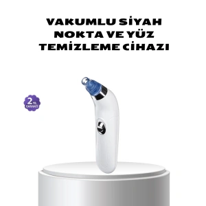 Vakumlu Siyah Nokta Temizleme Cihazı – 5 Kademe Güç Ve 4 Başlıklı Derin Cilt Bakımı
