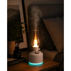 Vintage Aroma Difüzörü Nano Mist Led Işıklı Taşınabilir Nemlendirici