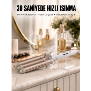 Wag Maşa Profesyonel Saç Şekillendirici İyon Özellikli Isı Kademeli Yeni Nesil