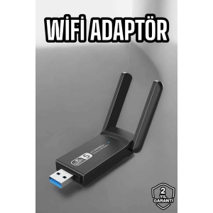 Wifi Alıcı Wifi Adaptörü Usb Girişli 3.0