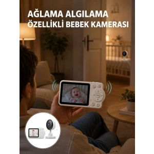 Wifi Gerektirmeyen Dijital Şifrelemeli Bebek Monitörü Yeni Nesil