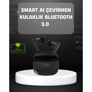 Yapay Zeka Destekli Bluetooth Kulaklık Anlık Çeviri Ve Gürültü Engelleme