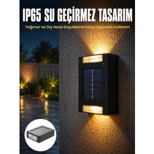 Yeni Model Solar Çift Taraflı Duvar Lambası Dekoratif Duvar Lambası Yeni Nesil