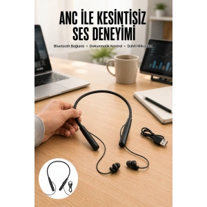 Yeni Nesil Bluetooth Kulaklık Kablolu Kulak İçi Dijital Göstergeli