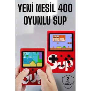 Yeni Nesil Çocuklara Özel Sup 400 Oyunlu Mini El Konsolu
