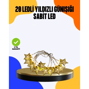 Yıldız Led Işık 5 Metre Dekoratif Aydınlatma Günışığı